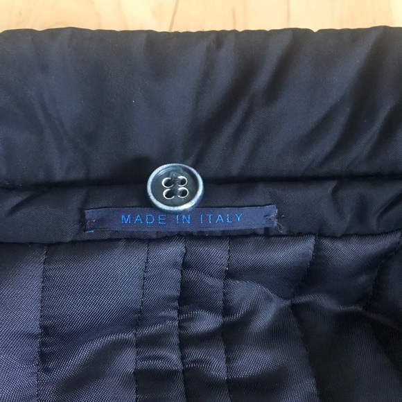 ACQUAVIVA Double Zip Out Collar Blazer/Jacket